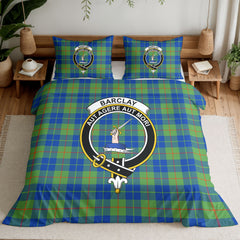 Barclay Hunting Ancient Tartan Crest Bedding Set