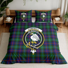 Campbell of Cawdor Modern Tartan Crest Bedding Set