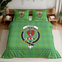 Currie Tartan Crest Bedding Set