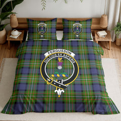 Fergusson Modern Tartan Crest Bedding Set