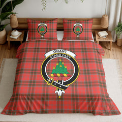 Grant Weathered Tartan Crest Bedding Set