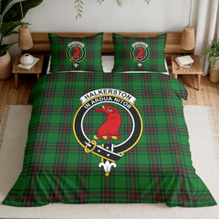 Halkerston Tartan Crest Bedding Set