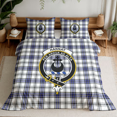Hannay Modern Tartan Crest Bedding Set
