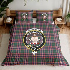 MacFarlane Hunting Modern Tartan Crest Bedding Set