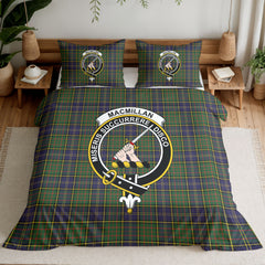 MacMillan Hunting Modern Tartan Crest Bedding Set