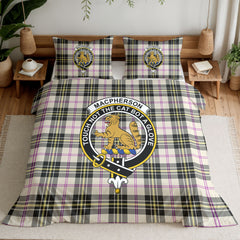 MacPherson Dress Ancient Tartan Crest Bedding Set