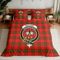 Maxtone Tartan Crest Bedding Set