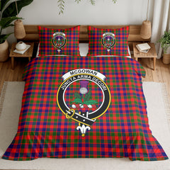 McGowan Tartan Crest Bedding Set