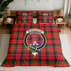 McNaughton Modern Tartan Crest Bedding Set