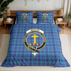 Mercer Modern Tartan Crest Bedding Set