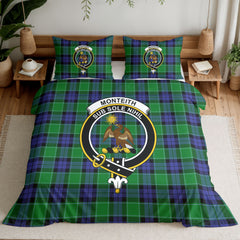 Monteith Tartan Crest Bedding Set