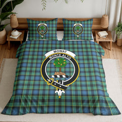 Mowat Ancient Tartan Crest Bedding Set