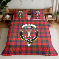 Reid Modern Tartan Crest Bedding Set