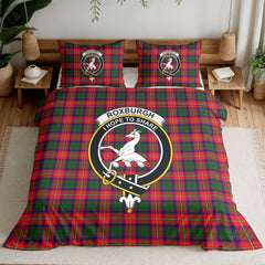 Roxburgh District Tartan Crest Bedding Set