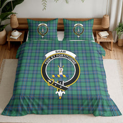 Shaw Ancient Tartan Crest Bedding Set