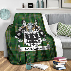 McMurdo Tartan Coat of Arms Blanket
