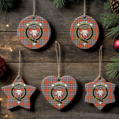 McFarlane Ancient Tartan Crest Christmas Ceramic Ornament