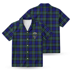 Arbuthnot Modern Tartan Crest Hawaiian Shirt