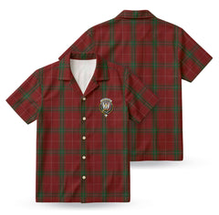 Carruthers Tartan Crest Hawaiian Shirt
