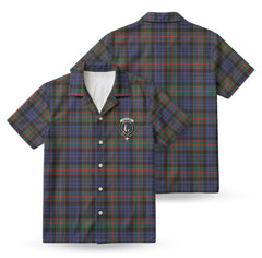 Fletcher of Dunans Tartan Crest Hawaiian Shirt