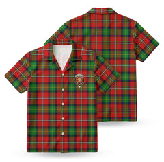 Fullerton Tartan Crest Hawaiian Shirt