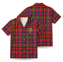 Gow (or McGouan) Tartan Crest Hawaiian Shirt