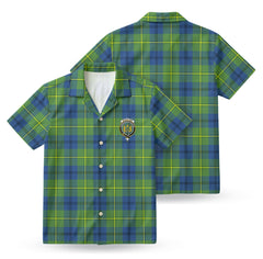 Johnstone Ancient Tartan Crest Hawaiian Shirt