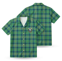 Kennedy Ancient Tartan Crest Hawaiian Shirt
