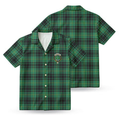 MacArthur Ancient Tartan Crest Hawaiian Shirt