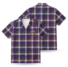 MacDonald Dress Modern Tartan Crest Hawaiian Shirt