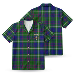MacIntyre Hunting Modern Tartan Crest Hawaiian Shirt