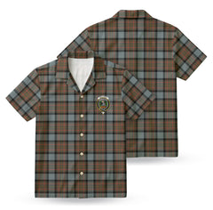 MacLaren Weathered Tartan Crest Hawaiian Shirt