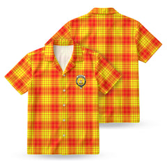 MacMillan Clan Tartan Crest Hawaiian Shirt