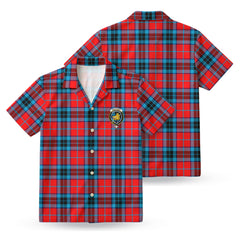 MacTavish Modern Tartan Crest Hawaiian Shirt