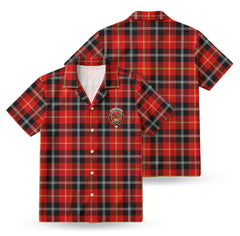 Marjoribanks Tartan Crest Hawaiian Shirt