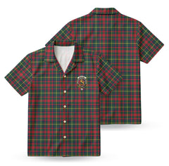 McIntosh Hunting Modern Tartan Crest Hawaiian Shirt