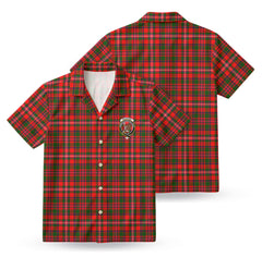 McKinnon Modern Tartan Crest Hawaiian Shirt