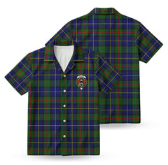 McLeod of Harris Modern Tartan Crest Hawaiian Shirt