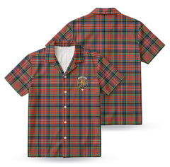 McPherson Ancient Tartan Crest Hawaiian Shirt
