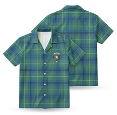 Oliphant Ancient Tartan Crest Hawaiian Shirt