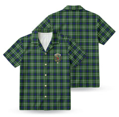 Spottiswood Tartan Crest Hawaiian Shirt