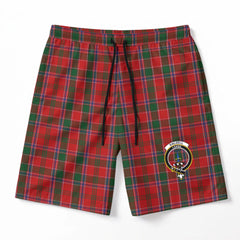 Dalzell Tartan Crest Men's Beach Shorts