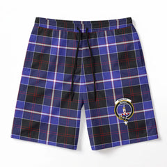 Dunlop Modern Tartan Crest Men's Beach Shorts