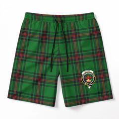 Lundin Tartan Crest Men's Beach Shorts