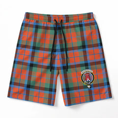MacNaughton Ancient Tartan Crest Men's Beach Shorts