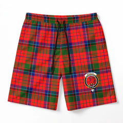 MacNicol (of Scorrybreac) Tartan Crest Men's Beach Shorts