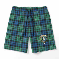 McCallum Ancient Tartan Crest Men's Beach Shorts