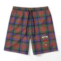 McDuff Hunting Modern Tartan Crest Men's Beach Shorts