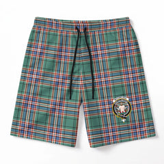 McFarlane Hunting Ancient Tartan Crest Men's Beach Shorts