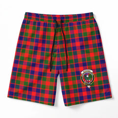 McGowan Tartan Crest Men's Beach Shorts